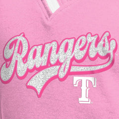 Texas Rangers New Era Girls Youth Mommy & Me Raglan V-Neck T-Shirt - MLB