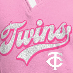 Minnesota Twins New Era Girls Youth Mommy & Me Raglan V-Neck T-Shirt - MLB