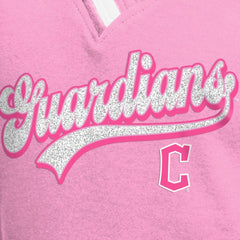 Cleveland Guardians New Era Girls Youth Mommy & Me Raglan V-Neck T-Shirt - MLB