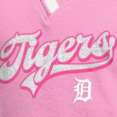 Detroit Tigers New Era Girls Youth Mommy & Me Raglan V-Neck T-Shirt - MLB