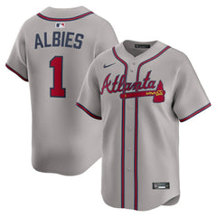 Ozzie Albies Atlanta Braves Nike Road Limited Player Jersey - MLB