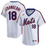 Darryl Strawberry New York Mets Nike Throwback Cooperstown Collection Limited Jersey - MLB