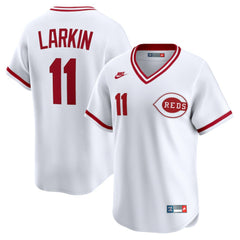 Barry Larkin Cincinnati Reds Nike Throwback Cooperstown Collection Limited Jersey - MLB