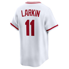 Barry Larkin Cincinnati Reds Nike Throwback Cooperstown Collection Limited Jersey - MLB