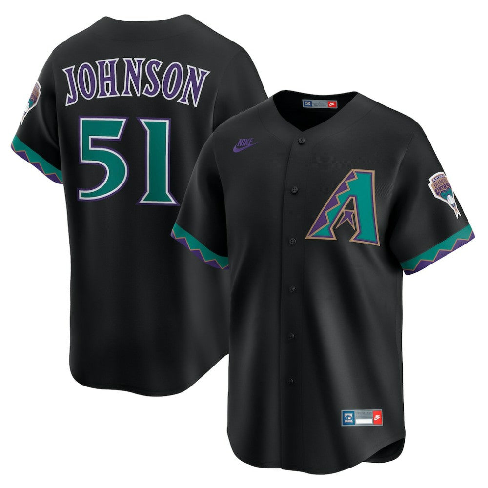Randy Johnson Arizona Diamondbacks Nike Throwback Cooperstown Collection Limited Jersey - MLB