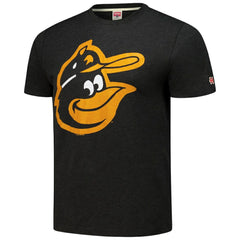 Baltimore Orioles Homage Cooperstown Collection Hand-Drawn Logo Tri-Blend T-Shirt - MLB
