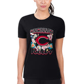 Cincinnati Reds G-III 4Her by Carl Banks Women's Super-Slim Fit Lightweight Flowers Graphic T-Shirt - MLB