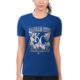 Kansas City Royals G-III 4Her by Carl Banks Women's Super-Slim Fit Lightweight Flowers Graphic T-Shirt - MLB