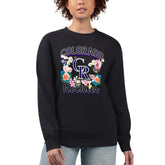 Colorado Rockies G-III 4Her by Carl Banks Women's Flowers Graphic Pullover Sweatshirt - MLB