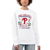 Philadelphia Phillies G-III 4Her by Carl Banks Women's Flowers Graphic Pullover Sweatshirt - MLB