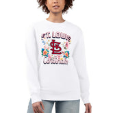 St. Louis Cardinals G-III 4Her by Carl Banks Women's Flowers Graphic Pullover Sweatshirt - MLB