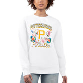 Pittsburgh Pirates G-III 4Her by Carl Banks Women's Flowers Graphic Pullover Sweatshirt - MLB