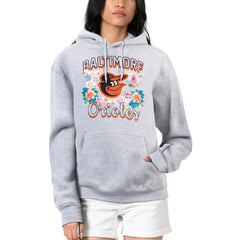 Baltimore Orioles G-III 4Her by Carl Banks Women's Flowers Graphic Pullover Hoodie - MLB