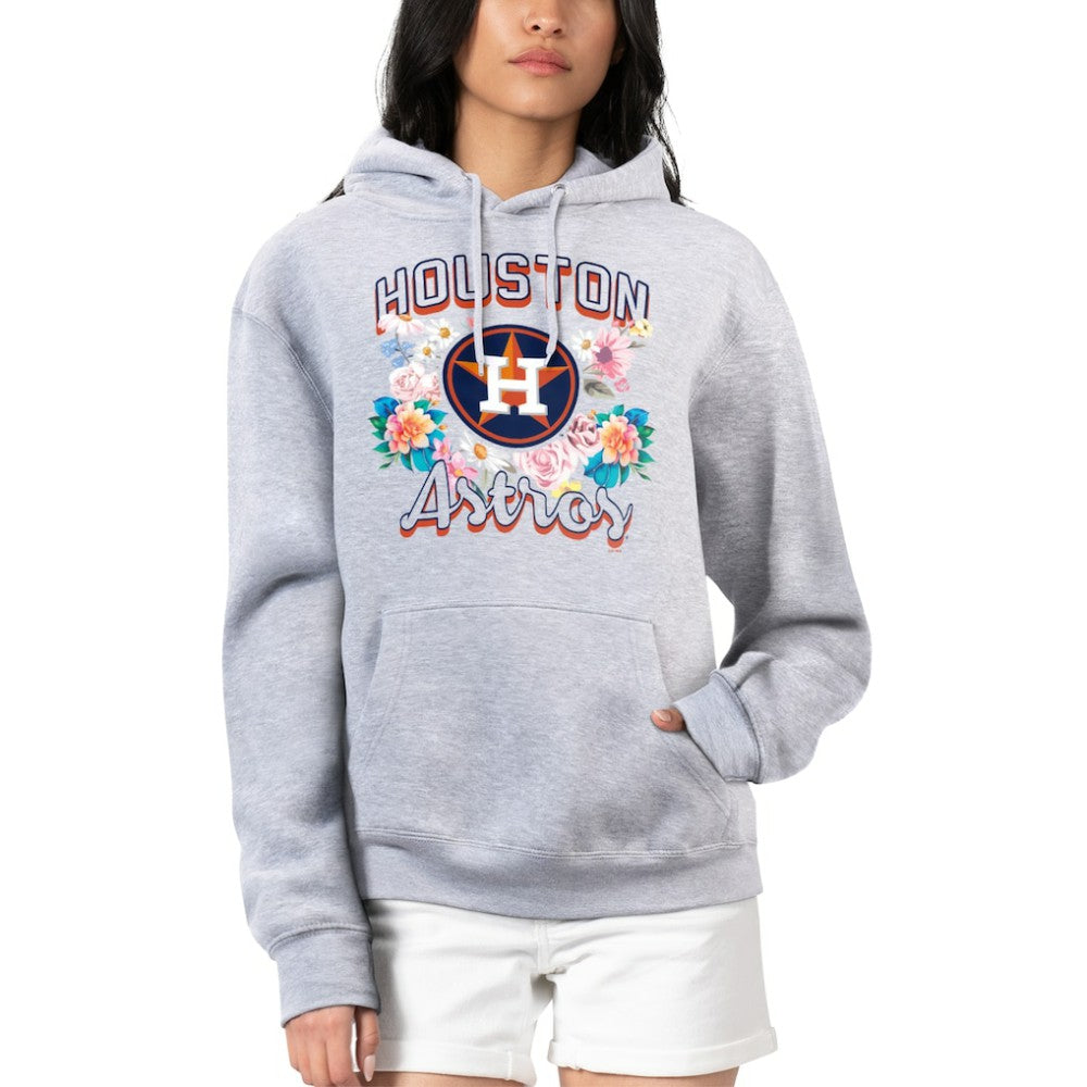 Houston Astros G-III 4Her by Carl Banks Women's Flowers Graphic Pullover Hoodie - MLB
