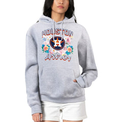 Houston Astros G-III 4Her by Carl Banks Women's Flowers Graphic Pullover Hoodie - MLB