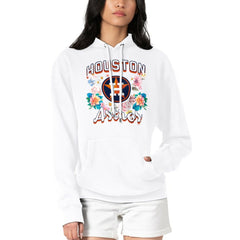 Houston Astros G-III 4Her by Carl Banks Women's Flowers Graphic Pullover Hoodie - MLB