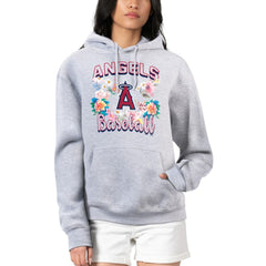 Los Angeles Angels G-III 4Her by Carl Banks Women's Flowers Graphic Pullover Hoodie - MLB