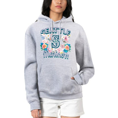 Seattle Mariners G-III 4Her by Carl Banks Women's Flowers Graphic Pullover Hoodie - MLB