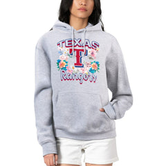 Texas Rangers G-III 4Her by Carl Banks Women's Flowers Graphic Pullover Hoodie - MLB