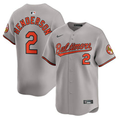 Gunnar Henderson Baltimore Orioles Nike Road Limited Player Jersey - MLB