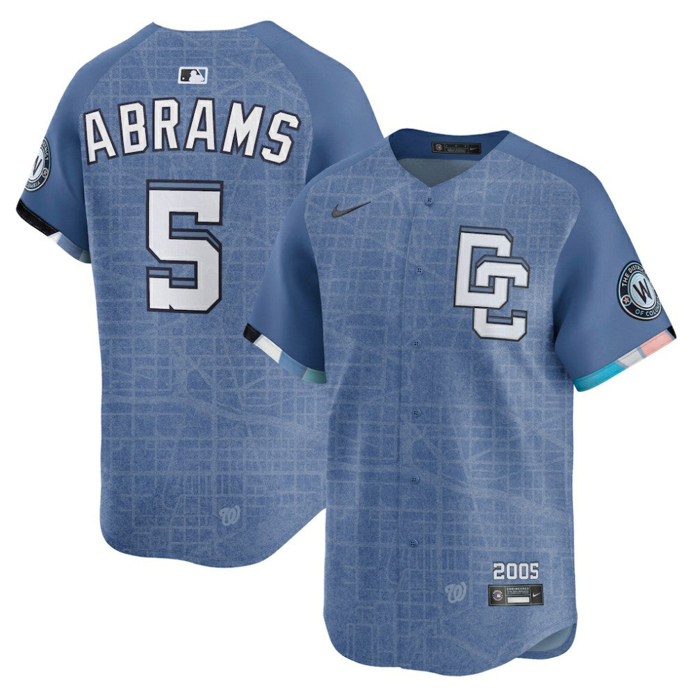 CJ Abrams Washington Nationals Nike 2025 City Connect Limited Jersey - MLB