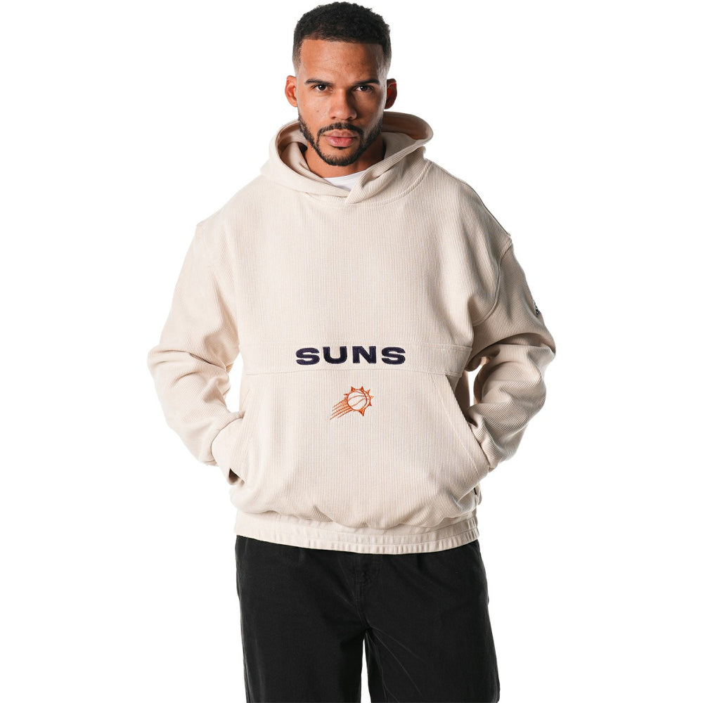 Phoenix Suns The Wild Collective Unisex Corduroy Tri-Blend Pullover Hoodie Cream - NBA