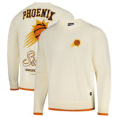 Phoenix Suns The Wild Collective Unisex Jacquard Knit Pullover Sweater Cream - NBA