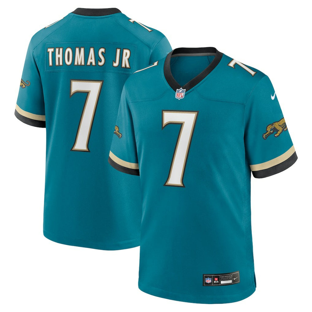 Brian Thomas Jr. Jacksonville Jaguars Alternate Game Jersey Teal | Nike for Sale