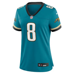 Mark Brunell Jacksonville Jaguars Women's Prowler Throwback Retired Player Game Jersey Teal | Nike for Sale