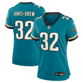 Maurice Jones-Drew Jacksonville Jaguars Women's Prowler Throwback Retired Player Game Jersey Teal | Nike for Sale