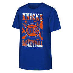 New York Knicks Youth Garage Hero T-Shirt Blue - NBA