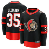 Linus Ullmark Ottawa Senators Fanatics Home Premier Breakaway Player Jersey - Black - NHL