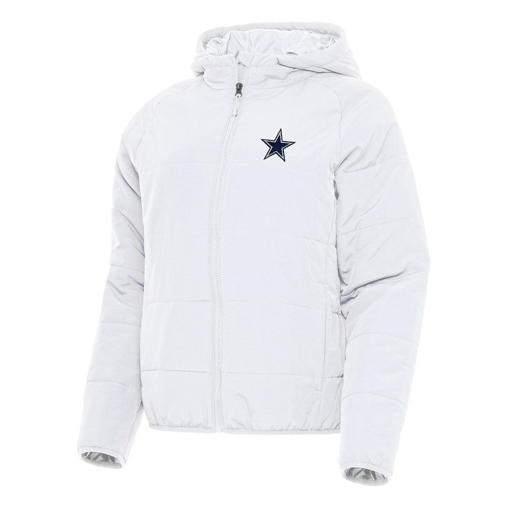 Dallas Cowboys Antigua Women's Universe Full-Zip Hoodie Jacket White | NFL