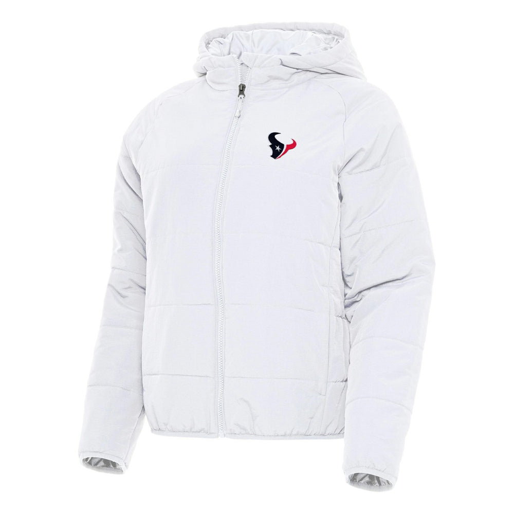 Houston Texans Antigua Women's Universe Full-Zip Hoodie Jacket White | NFL