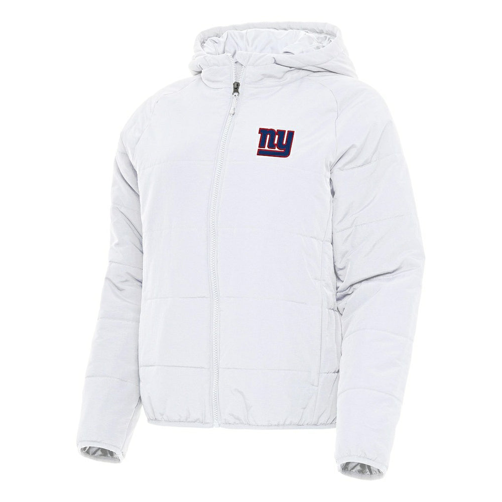 New York Giants Antigua Women's Universe Full-Zip Hoodie Jacket White | NFL