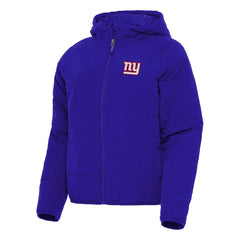 New York Giants Antigua Women's Universe Full-Zip Hoodie Jacket Royal | NFL