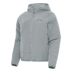 Los Angeles Chargers Antigua Women's Universe Full-Zip Hoodie Jacket Gray | NFL
