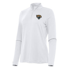 Jacksonville Jaguars Antigua Women's Reprocess Quarter-Zip Top White | NFL