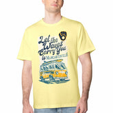 Milwaukee Brewers Margaritaville Bus Waves Graphic T-Shirt - MLB