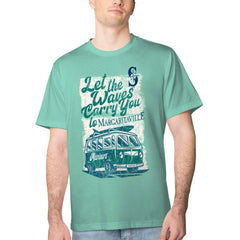 Seattle Mariners Margaritaville Bus Waves Graphic T-Shirt - MLB