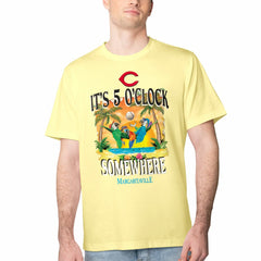Cincinnati Reds Margaritaville Five O'Clock Graphic T-Shirt - MLB