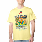 Minnesota Twins Margaritaville Five O'Clock Graphic T-Shirt - MLB