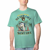 Milwaukee Brewers Margaritaville Beach Hut Graphic T-Shirt - MLB