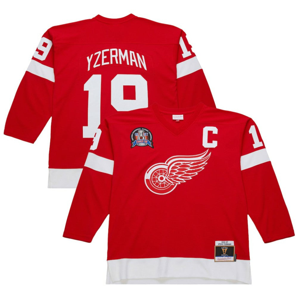 Steve Yzerman Detroit Red Wings 1996-97 Power Play Jersey - Scarlet - NHL