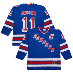Mark Messier New York Rangers 1993-94 Power Play Jersey - Royal - NHL