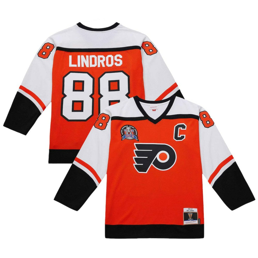 Eric Lindros Philadelphia Flyers 1996-97 Power Play Jersey - Orange - NHL