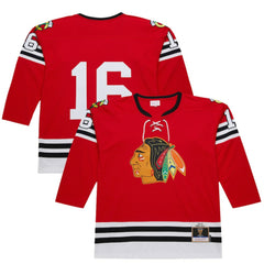 Bobby Hull Chicago Blackhawks 1960-61 Power Play Jersey - Scarlet - NHL
