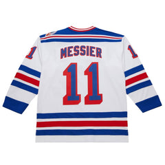 Mark Messier New York Rangers 1993-94 Power Play Jersey - White - NHL