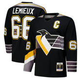Mario Lemieux Pittsburgh Penguins 1996-97 Power Play Jersey - Black - NHL