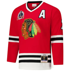 Chris Chelios Chicago Blackhawks 1991-92 Power Play Jersey - Red - NHL